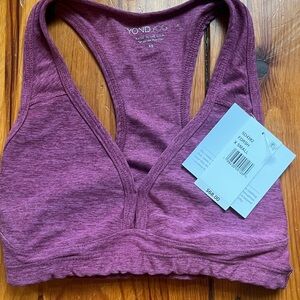 Beyond Yoga Women's Maroon Sports Bra